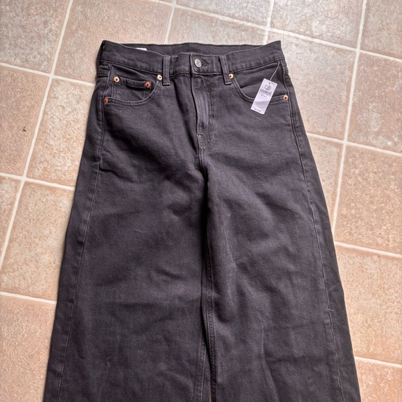 GAP Black Flare Wide Leg Jeans - Picture 8 of 10